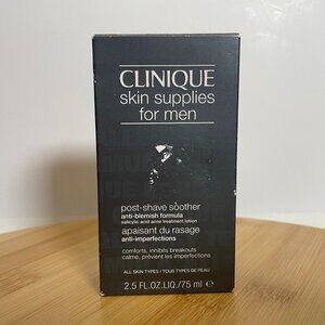 Clinique for Men Post-shave Soother 2.5 fl oz Anti Blemish Formula All Skin Type